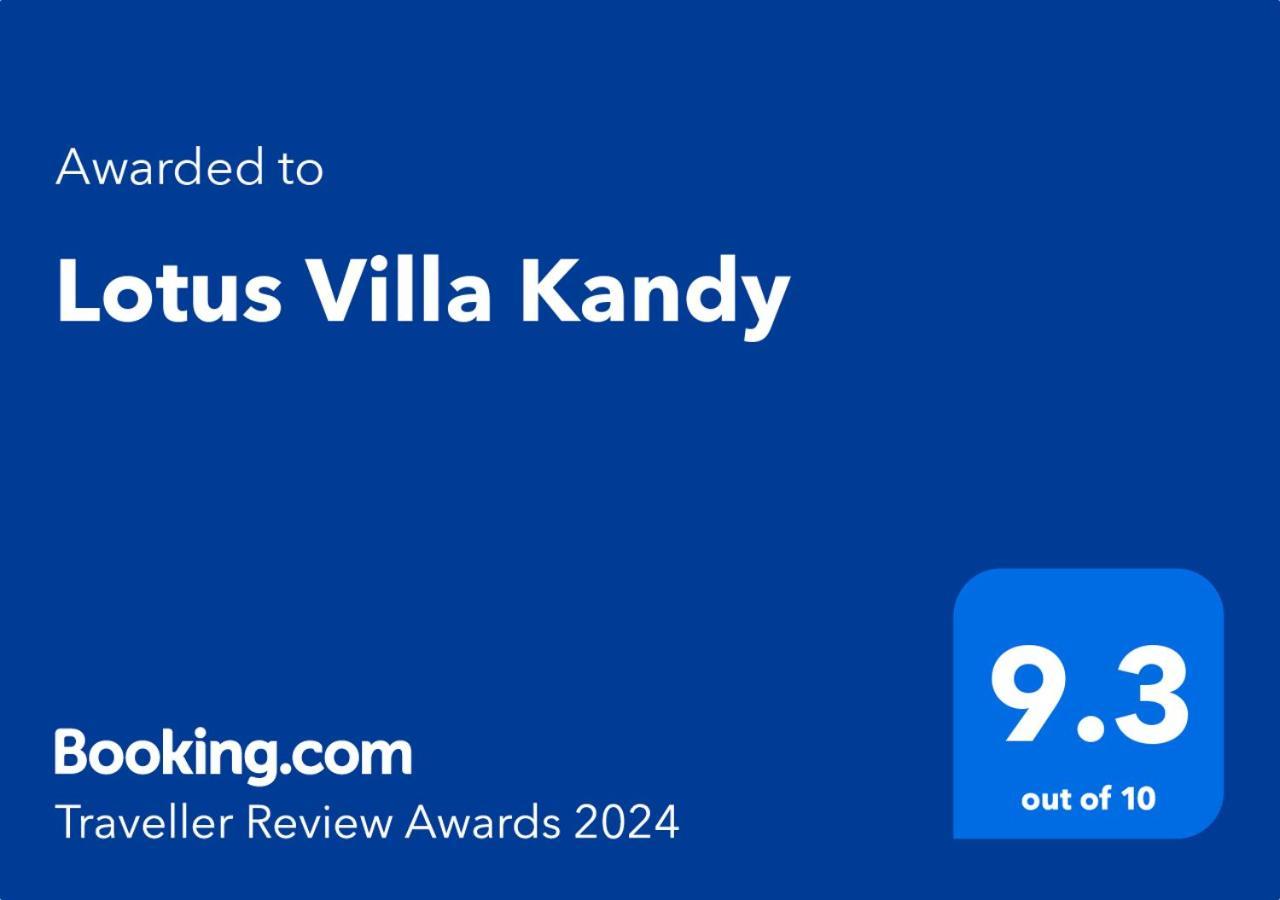 Lotus Villa Kandy Peradeniya Exterior foto